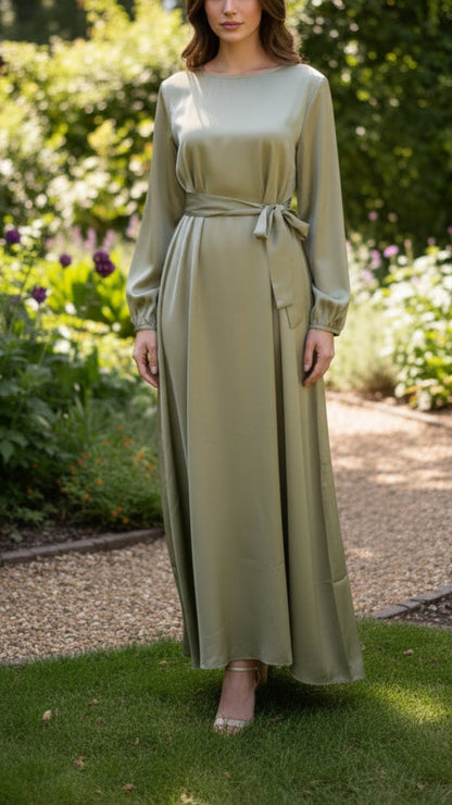 Turkish Style Velvet Abaya Dress