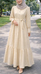 Summer Textured Chiffon Dress