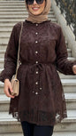 Turkish Lace Button Down Tunic