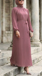 Turkish Pleated Chiffon Dress
