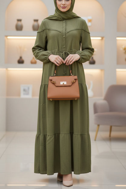 Turkish Style Drawstring Dress