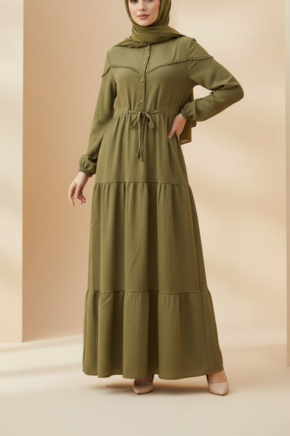 Turkish Style Drawstring Dress