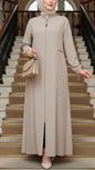 Turkish Style Zipper Abaya