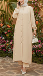 Turkish Long Tunic Button Down Pant Suit
