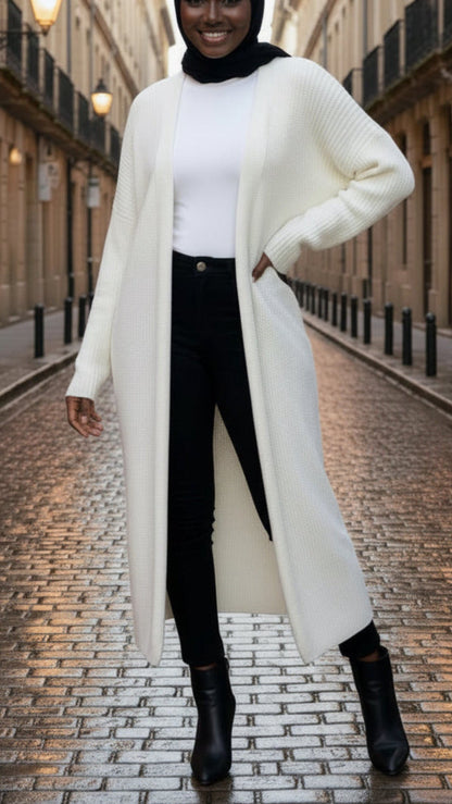 Long Knitted Turkish Style Sweater