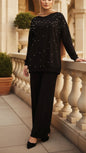 Turkish Style Pearl Deatiled Co-Ord Set
