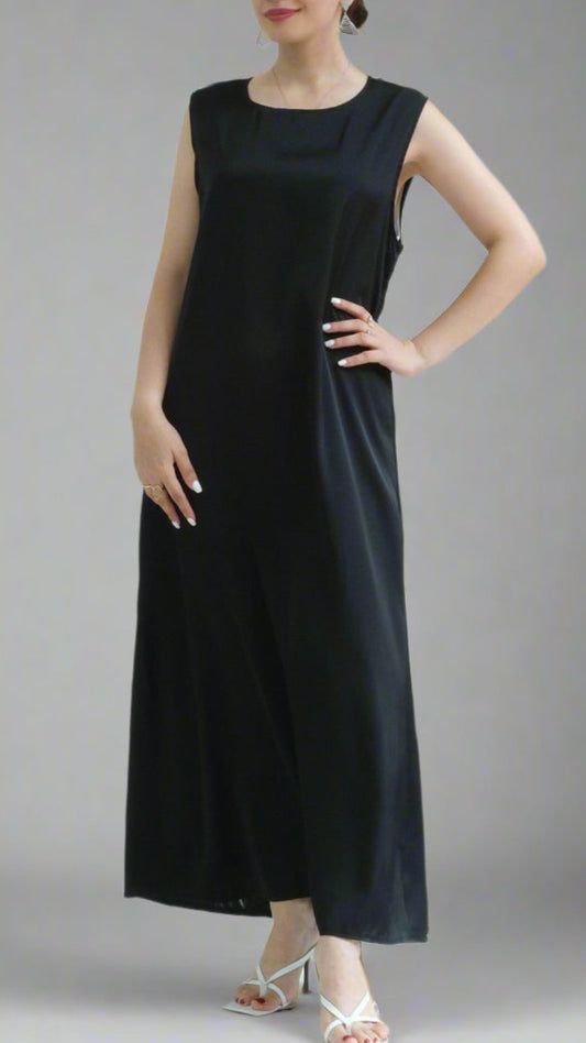 Basic Sleeveless Satin Underdress