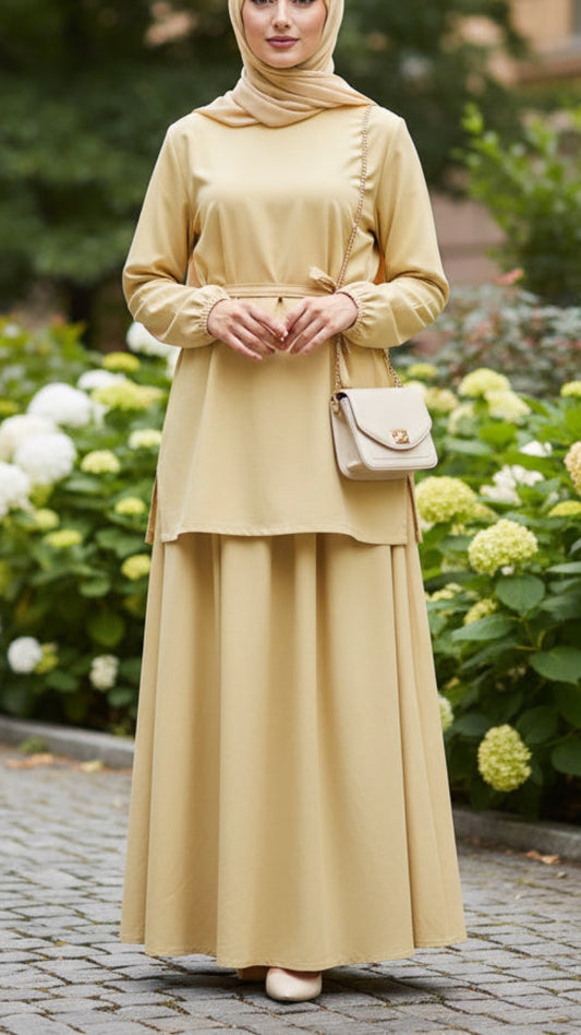 Turkish Style Cotton Skirt Set