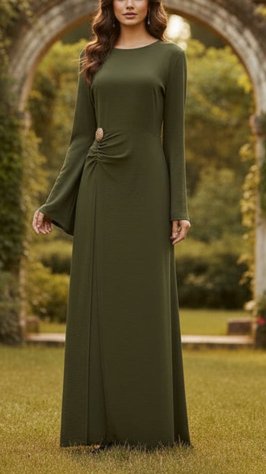 Crepe Wrap Dress Style