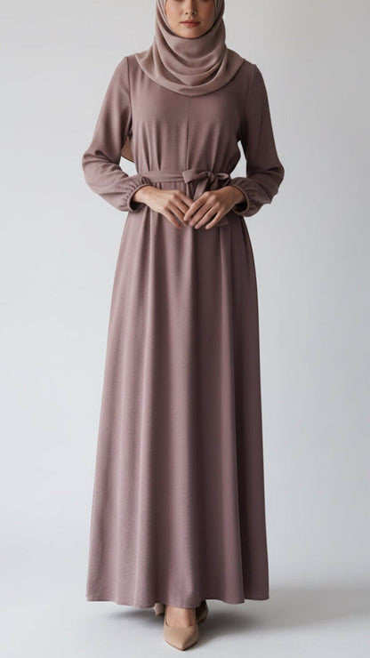 Beautiful Abaya Dress Chest Zipper