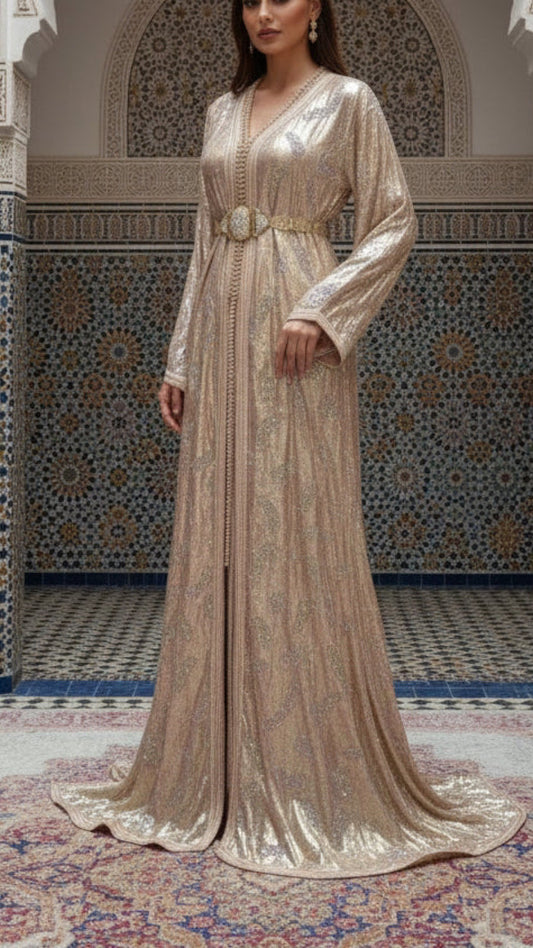 Moroccan Traditional Takchita Caftan