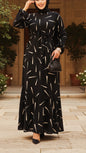 Black & White Abstract Dress
