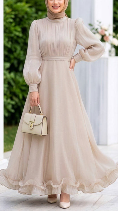 Elegant Silk Chiffon Gown