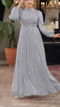 Elegant Silk Chiffon Gown
