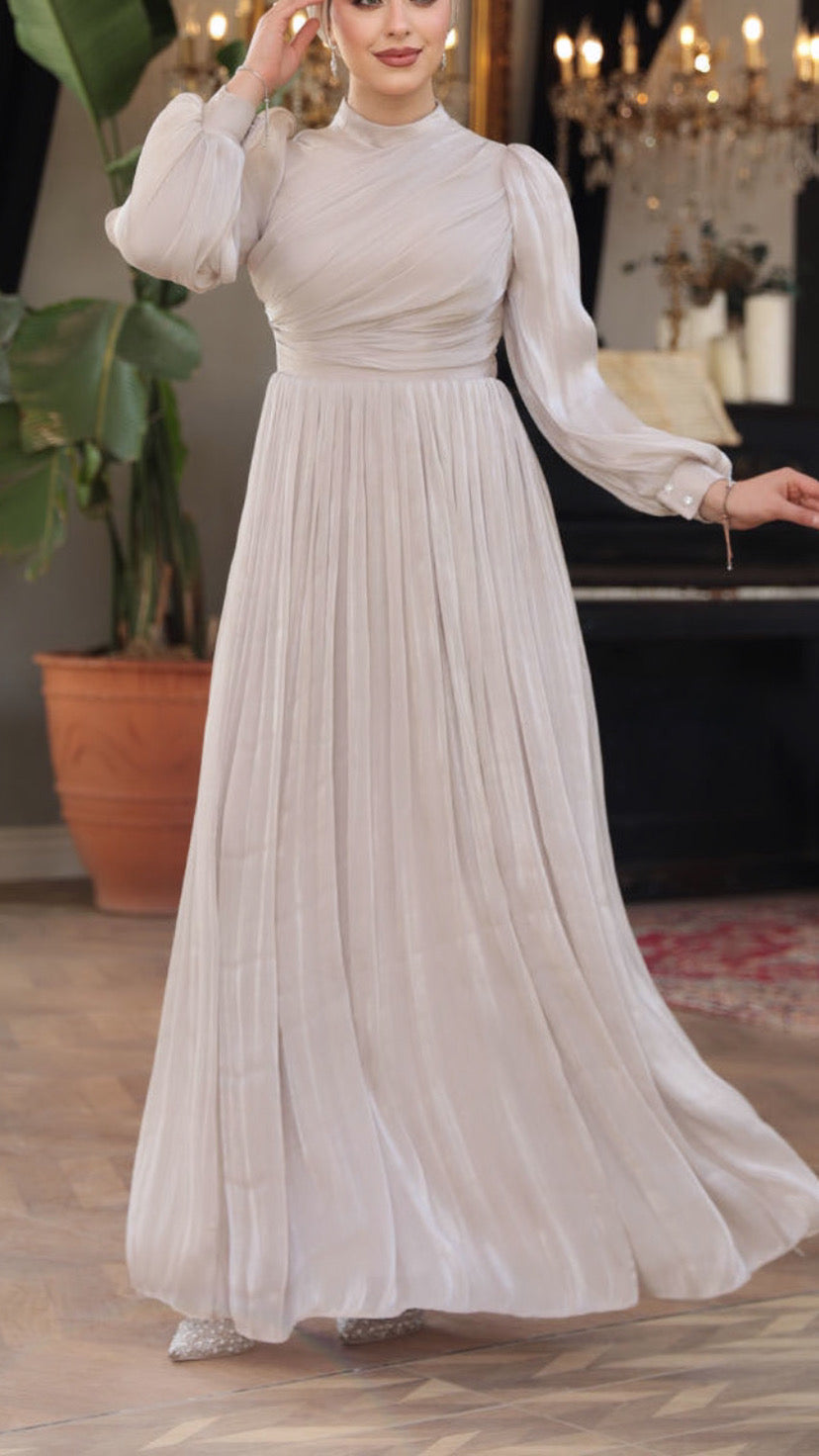 Elegant Silk Chiffon Gown