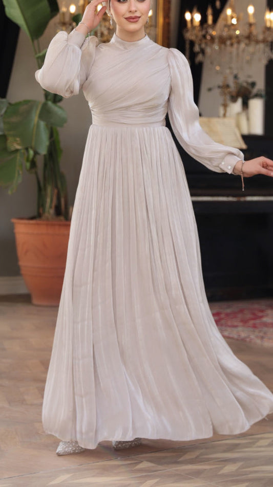 Elegant Silk Chiffon Gown