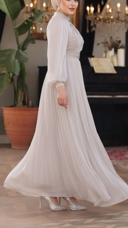 Elegant Silk Chiffon Gown