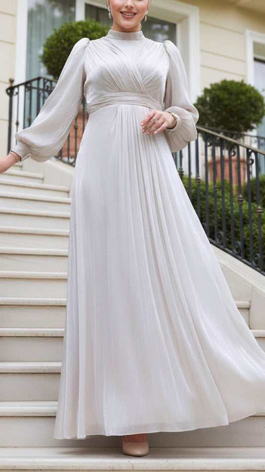 Elegant Silk Chiffon Gown