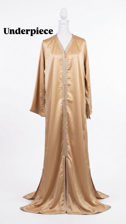 Traditional Champagne Blossom Moroccan Takchita