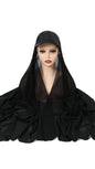 Baseball Cap Chiffon Hijab Scarf Attached(Multi Colors)