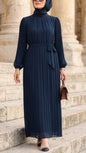 Turkish Pleated Chiffon Dress