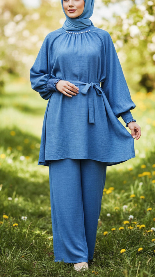 Turkish Rhinestone Pant Suit