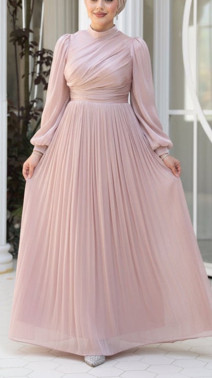 Elegant Silk Chiffon Gown
