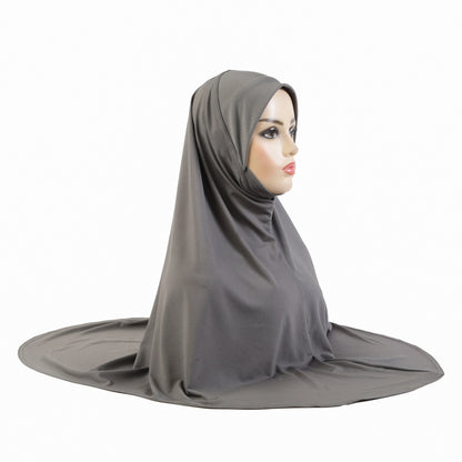 One Piece Pull Over Cotton Hijab(Multi Colors)