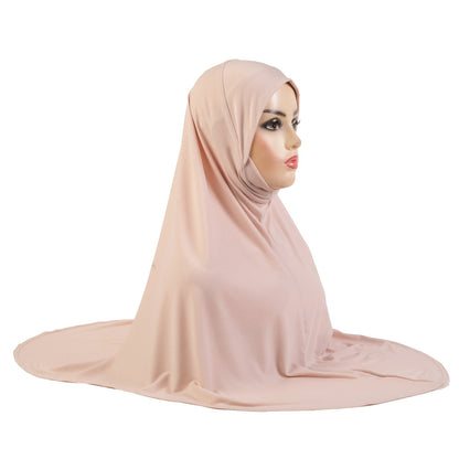One Piece Pull Over Cotton Hijab(Multi Colors)