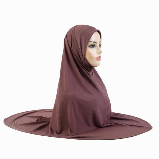 One Piece Pull Over Cotton Hijab(Multi Colors)