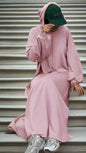 Turkish Style Hoodie Dress Abayas (Multi Colors)