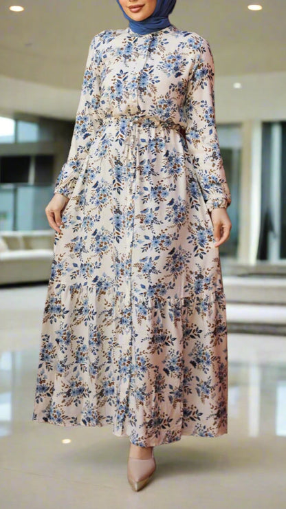 Turkish Style Floral Dress