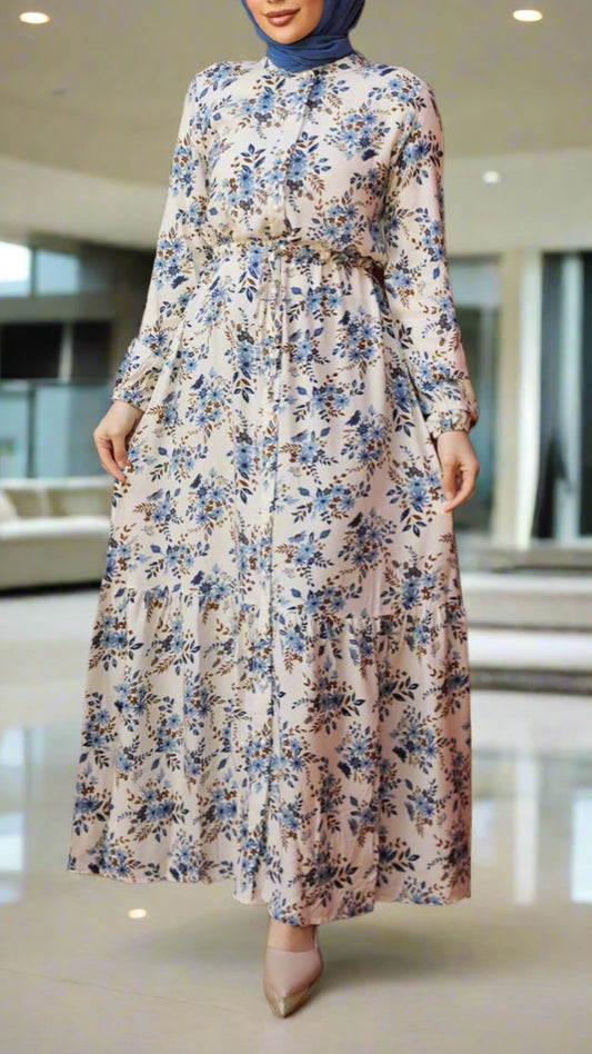 Turkish Style Floral Dress