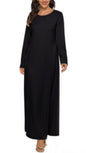Basic Cotton Long Sleeve Dresses