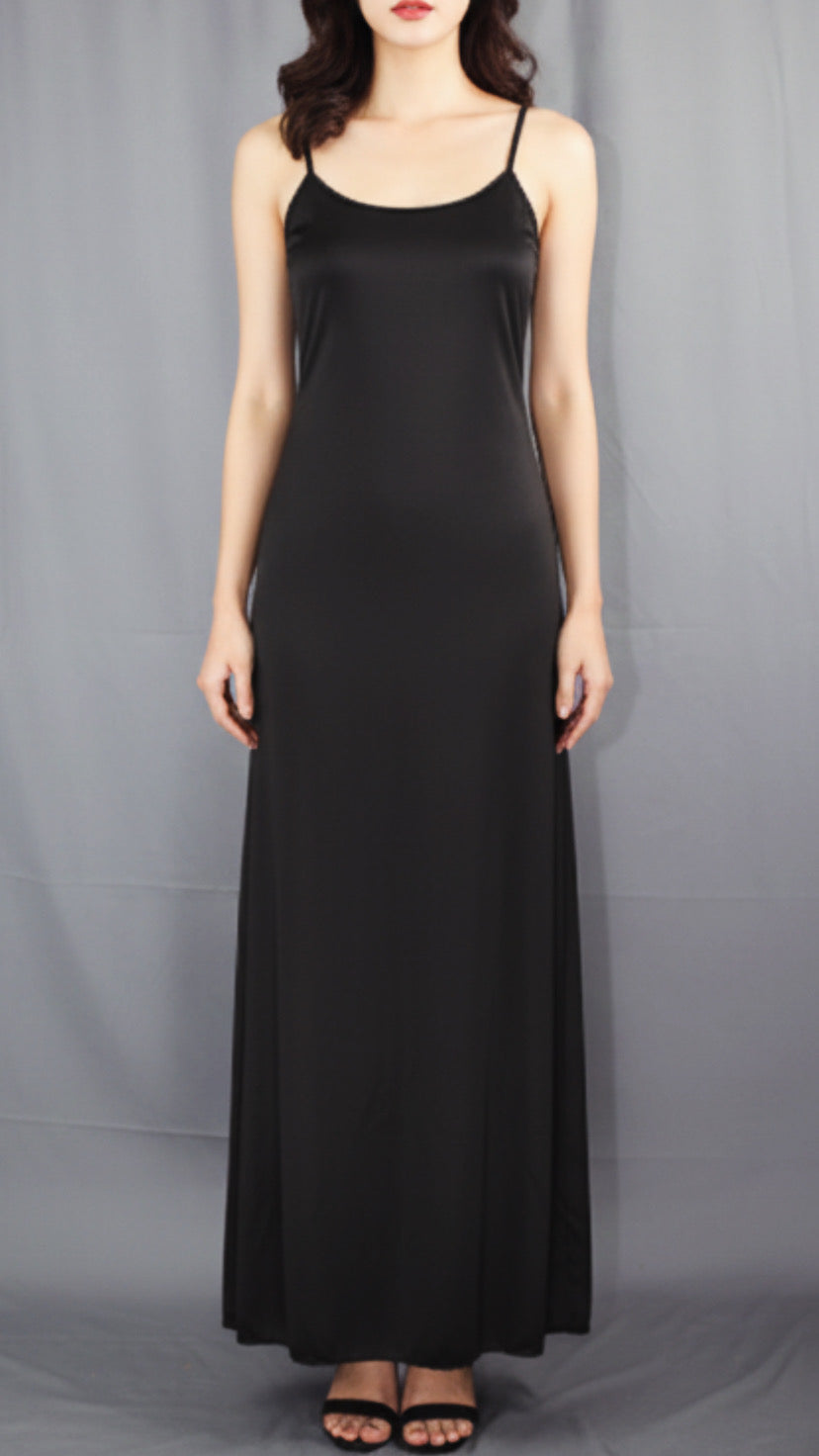 Basic Under Dress Slip Sleeveless Thin Strap