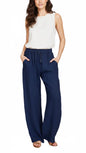 Zwina Dark Blue Boho Pants