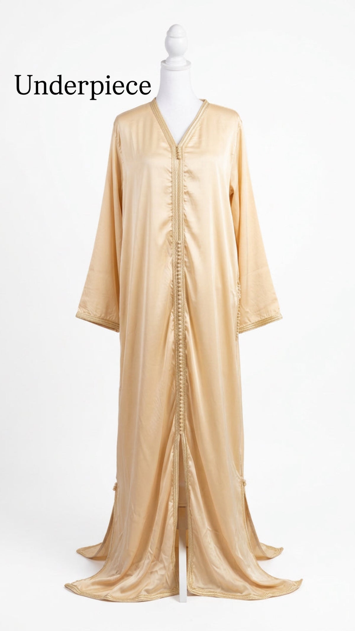 Traditional Gold Embroidered Moroccan Takchita