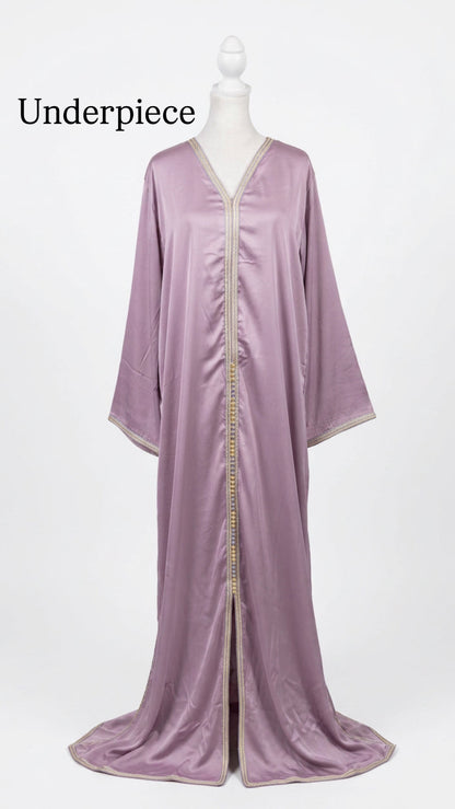 Lavender Rose Gold Moroccan Takchita
