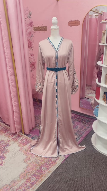 Moroccan Traditional Embroidered Caftan