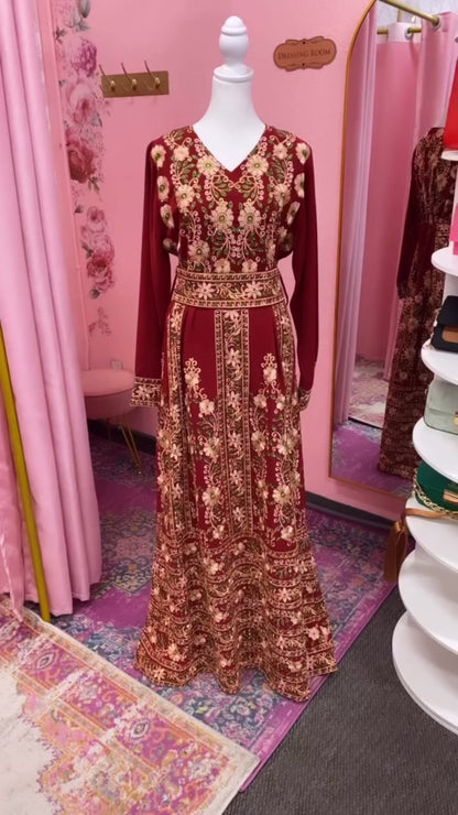 Traditional Tatreez Thobe