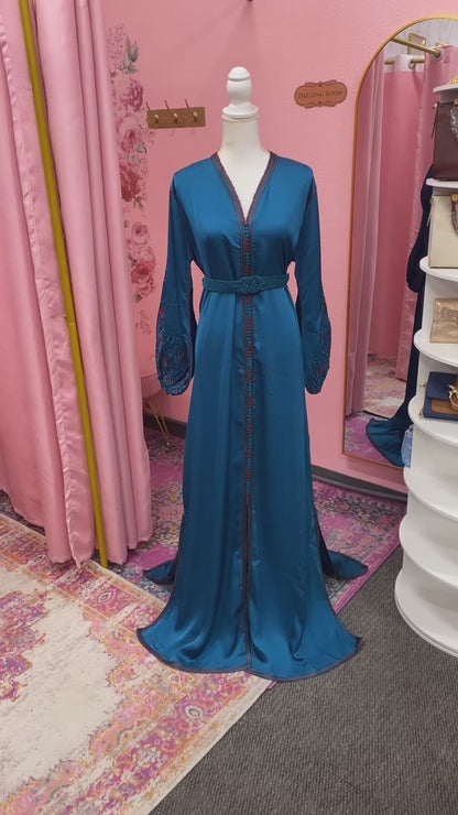 Moroccan Traditional Embroidered Caftan