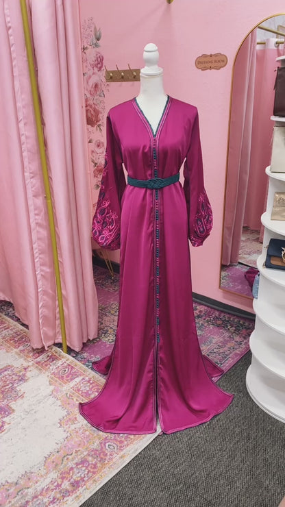 Moroccan Traditional Embroidered Caftan