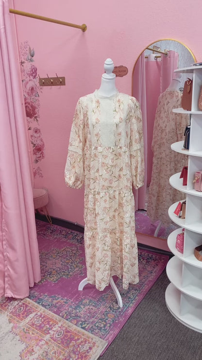 Floral Lace Dress(Multi Color)