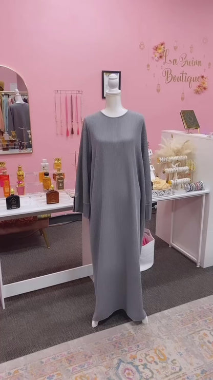 Dubai Style Knitted Loose Sweater Dress(Multi Colors)
