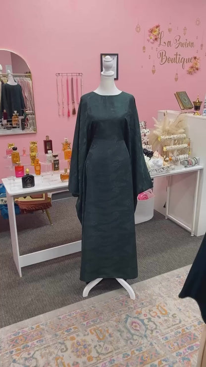 Luxe Embroidered Butterfly Abaya Dresses(Multi Colors)